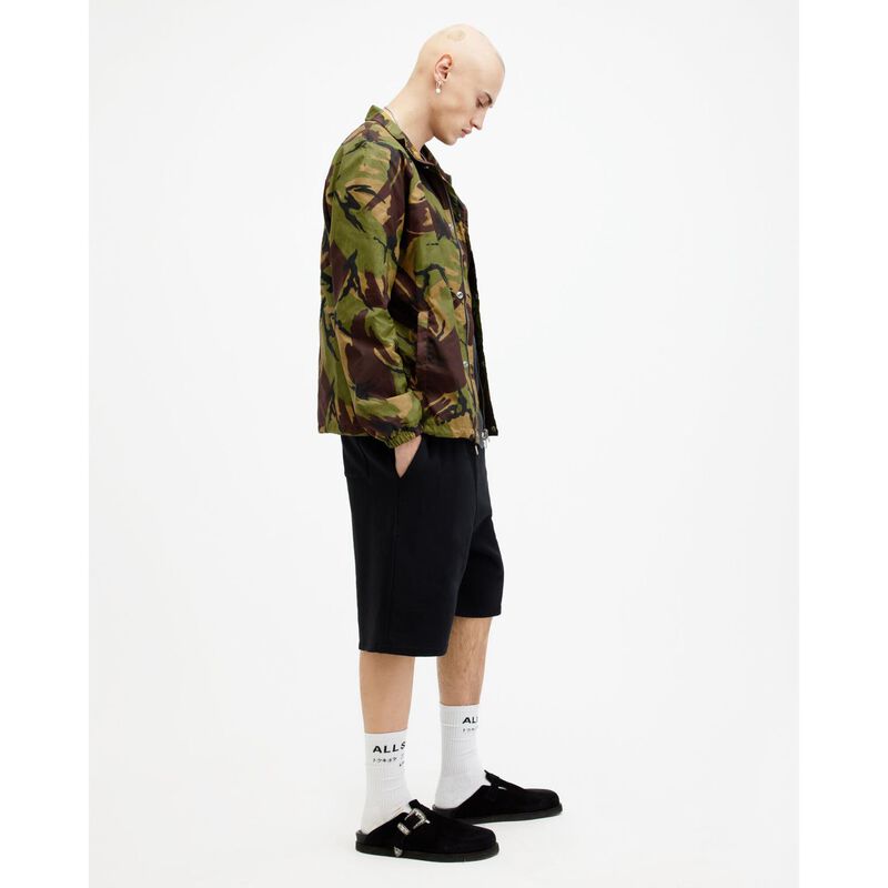 AllSaints Tierra Logo Camouflage Track Jacket image number 3
